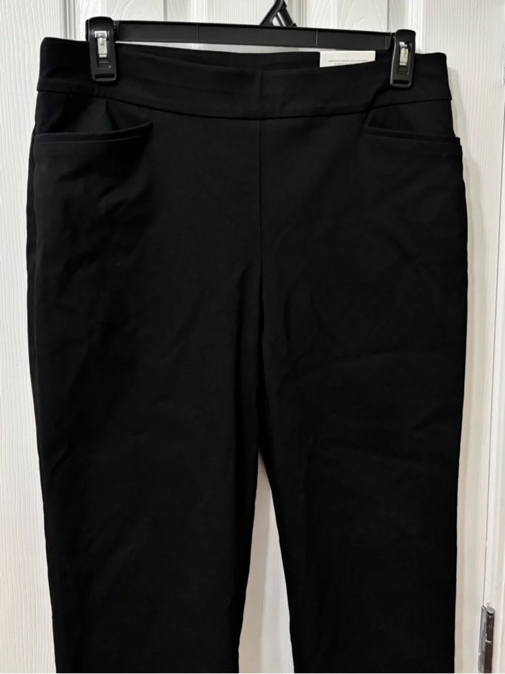 NWT Chico’s So Slimming Crop Brigitte Slim Leg Black Women’s Size 12 Chicos 2 - Picture 3 of 7